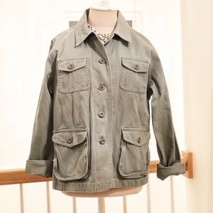 Eddie Bower Green Denim Jean Jacket